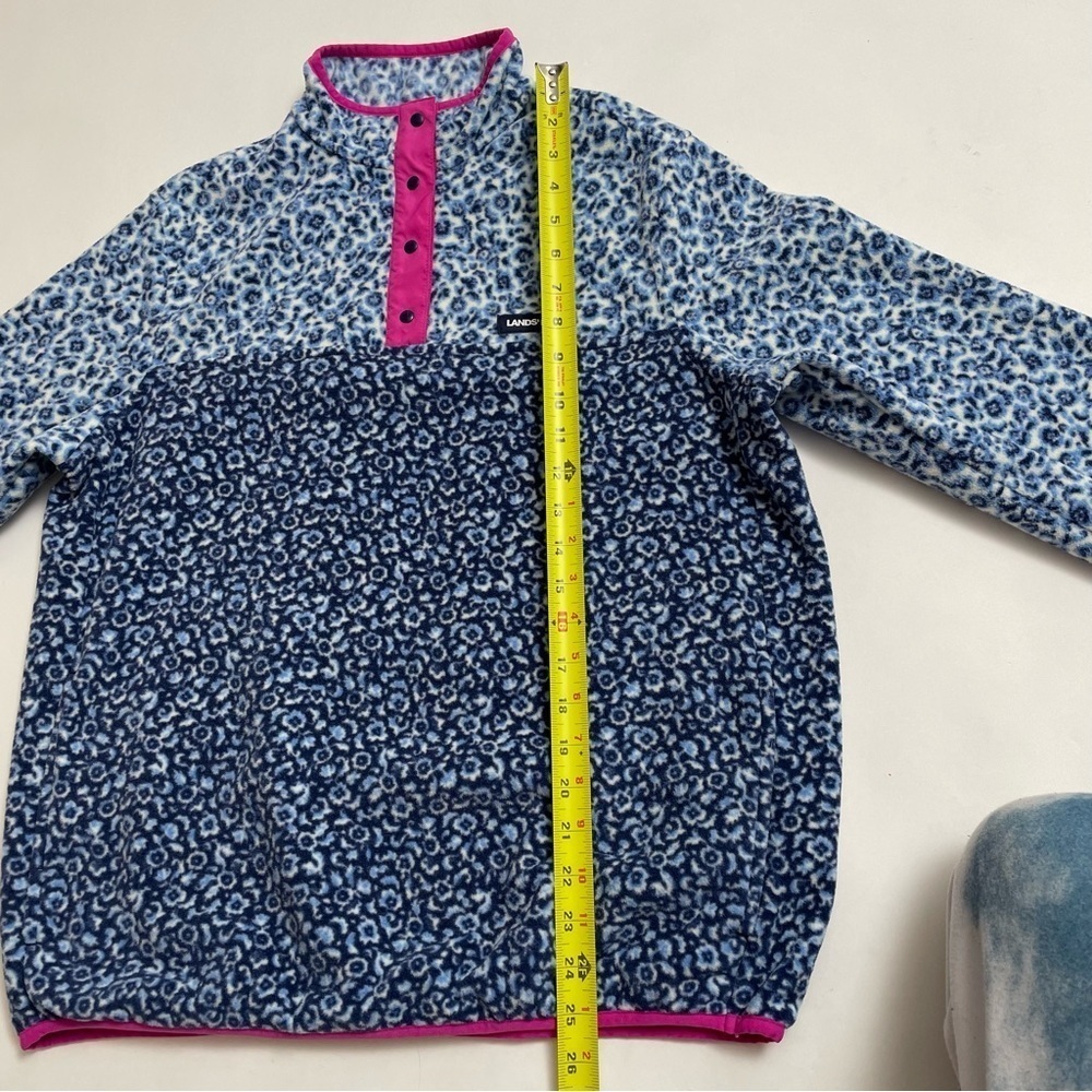 LAND’S END “heritage” snap neck pullover - Picture 5 of 7